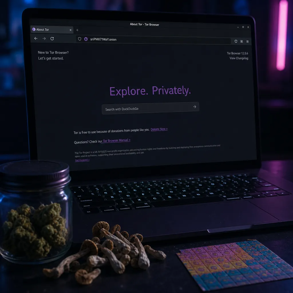 Dark market link interface preview