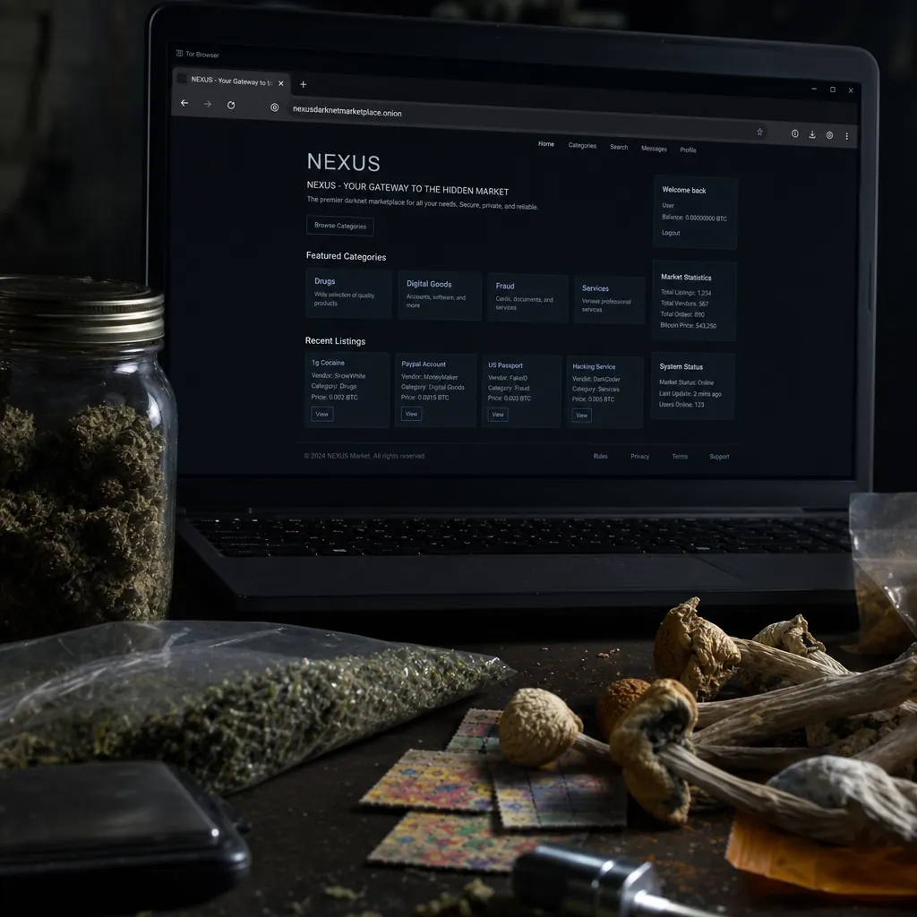 Darknet markets 2026 interface preview